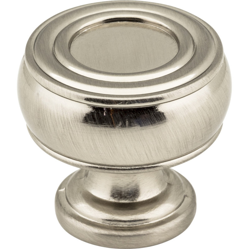 Bremen II Round Knob, Satin Nickel
