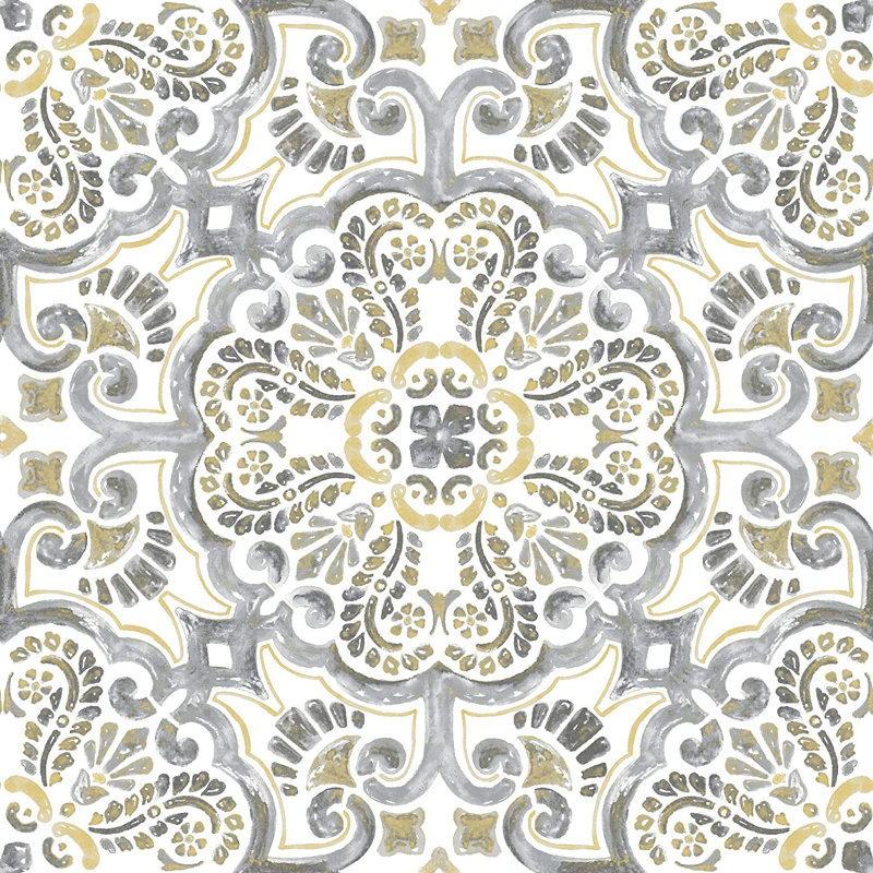 Buchholz 30.48 x 30.48 cm PVC Tile, Grey
