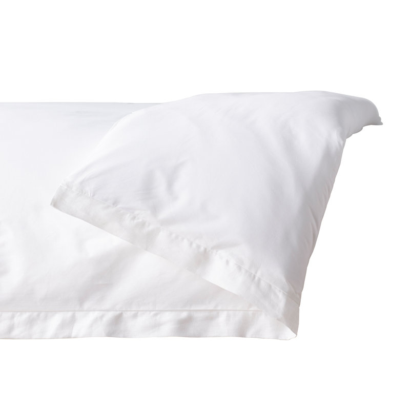 Mandalay Cuff Cotton Duvet Cover, King, White