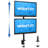 Height Adjustable 2 Screen Monitor Stand