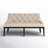 Aisja Upholstered Shelter Dining Bench - Black-85822700
