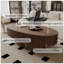 Table basse ovale avec rangement 47 po-724033006