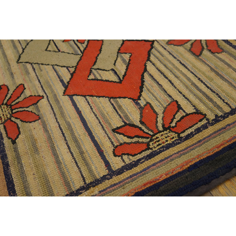 Tapis crocheté Antique