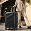 Ensemble de bagage 3 pièces, valises durables en ABS léger avec roues pivotantes et serrure TSA, bagages de cabine et bagages de cabine (20 po / 24 po / 28 po)