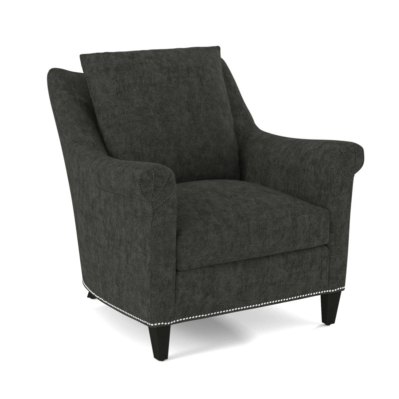 Armchair, Applause Archway Grey, Black