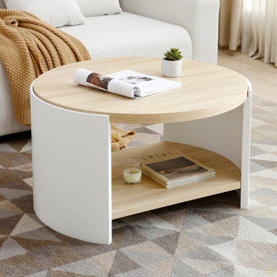Table basse ronde, table basse de 31 po