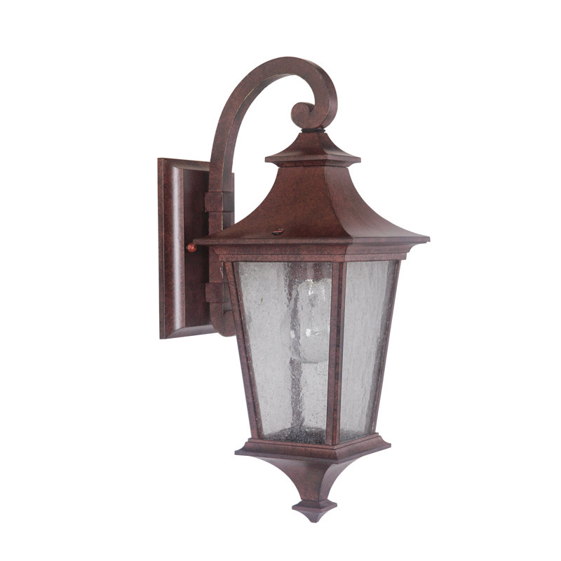 Lanterne murale d’extérieur 1 luminosité Chafin, Bronze vieilli