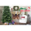 Arbre de Noël de 4 pi avec mélange d'aiguilles réaliste, 919 pointes, articulé pour une installation simple, support en métal stable de style dense, base facile à utiliser