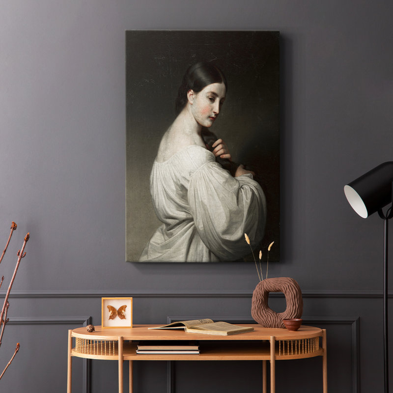 Impression de portrait rétro Cxxvi - galerie Cavas, H 27 po x l 18 po