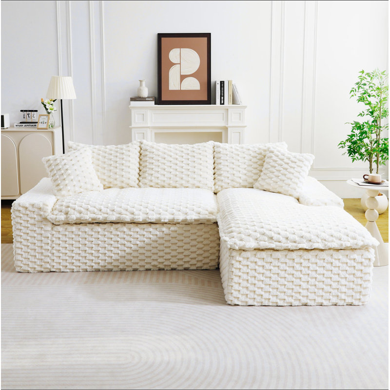 Canapé polyvalent Turtle Velvet : convertible deux places avec méridienne à droite (coussin inclinable pour un confort optimal), configuration face à face, transformable en L ou en ligne droite.