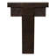 Console en bois massif 82 po Nabu