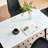 Large Rectangular 1.4M Dining Table, Metal Support, White Ceramic Surface, Heat And Scratch , Rounded Edge, Stylish Legs, Minimalist Design, Fast Setup Modern Base, Tabletop, Resistance, Black Gold-863547517