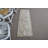 Vintage Turkish Oushak Runner Rug in Neutral Tones Perfect for Hallways and Kitchen Areas