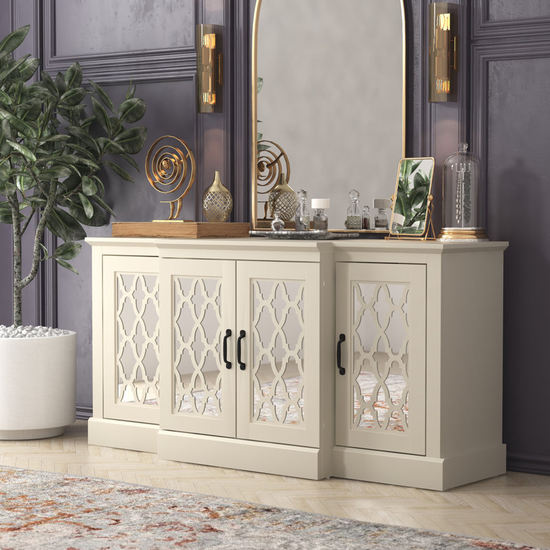 Chessani Wide Accent Sideboard, Ivory