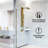 Gardenia 39" H X 4" W 2-Jet Shower System with Hand Wand - Requires existing shower head connection-98379235