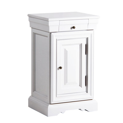 Doagh 41cm W Solid Wood Bedside Table