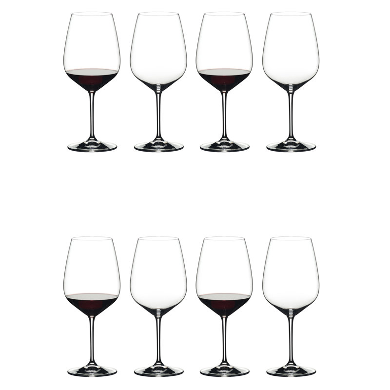 Riedel Heart To Heart Crystal Dishwasher Safe Cabernet Red Wine Glass 28.22oz Crystal Red Wine Glass