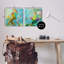 «Abstract Beach Balls Single Photo Frame» par Liz Jardine, 2 pièces sur toile-1191583012