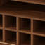 Bar 28 "cannelé avec portes tambour et rangement pour le vin-64800822