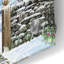 Art mural en verre épique «Snowy Choir» par Elle Media Group, 24 po x 24 po-876706855