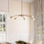 Lustre linéaire moderne à 6 lumières Crevan