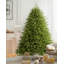 Sapin de Noël floqué et illuminé-463995538