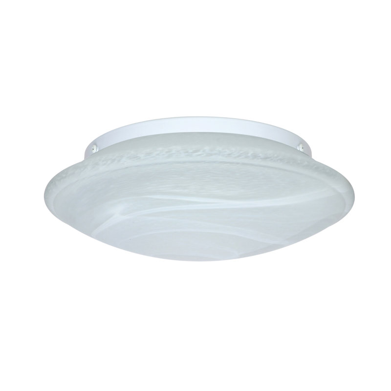 Sola Flush Mount, Marble, 4.25" H x 12.5" W x 12.5" D