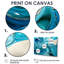 Blue Fluid Grind II - art mural moderne 4 panneaux-604161087-604161084