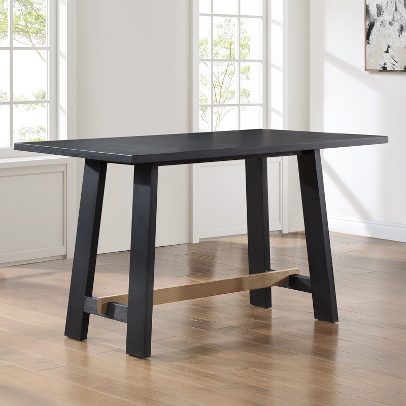 Table de comptoir Aubrey, Noir