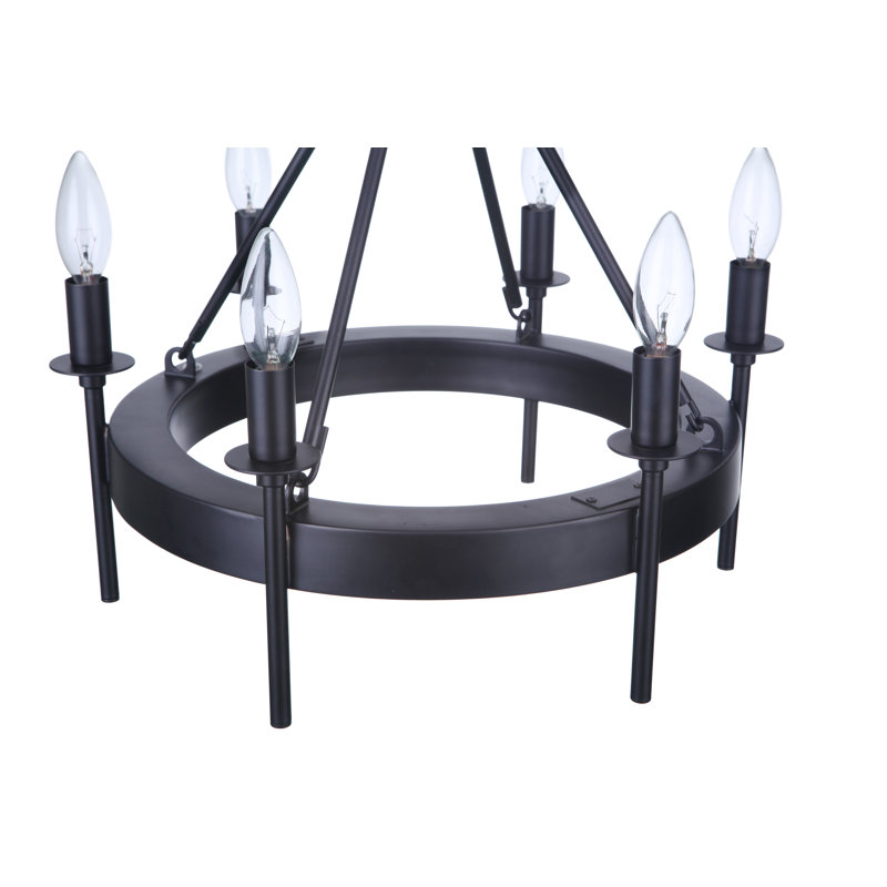 Anargyros Semi Flush Mount, Black
