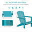 Chaise Adirondack avec porte-gobelet Outsunny-1031640888