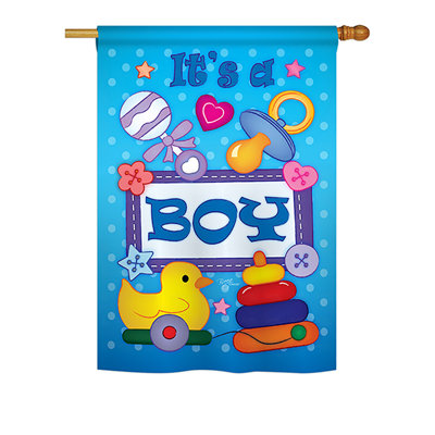 Drapeau en polyester Swarthofthi Baby Boy