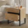 Aadam Modern End Table With 2 Drawers