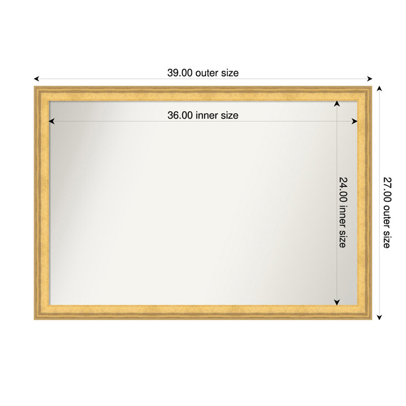 Miroir mural Owen, 27 po x 39 po