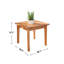 Table d'appoint en bois Daina
