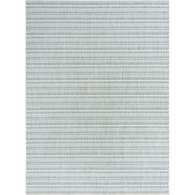 Tapis d'extérieur scintillant bleu clair