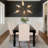 Tufted Upholstered Solid Back Dining Chair-391104234-391104233
