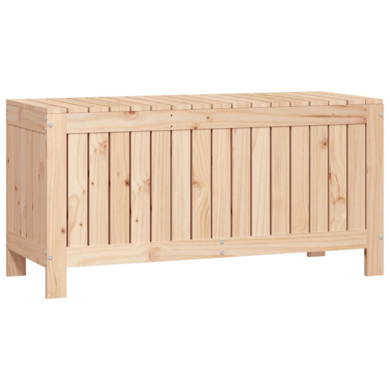 Alpen Home Zellmer 108cm W 113L Solid Wood Deck Box, Brown
