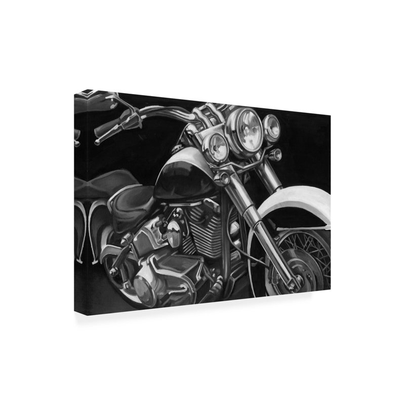 Toile d'extérieur «Classic Hogs I» par Ethan Harper, H 12 po x l 19 po x P 1,5 po