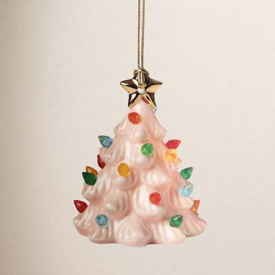 Treasured Traditions Pink Lit Tree Ornament