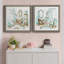 «Blue Opulence I», ensemble de 2 peintures sur toile encadrées-1373516598-1373516597