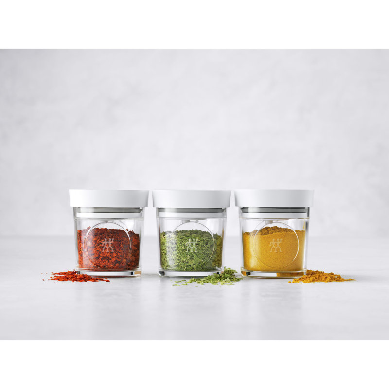 Ensemble de cubes Fresh & Save, X / 3 pièces, blanc transparent