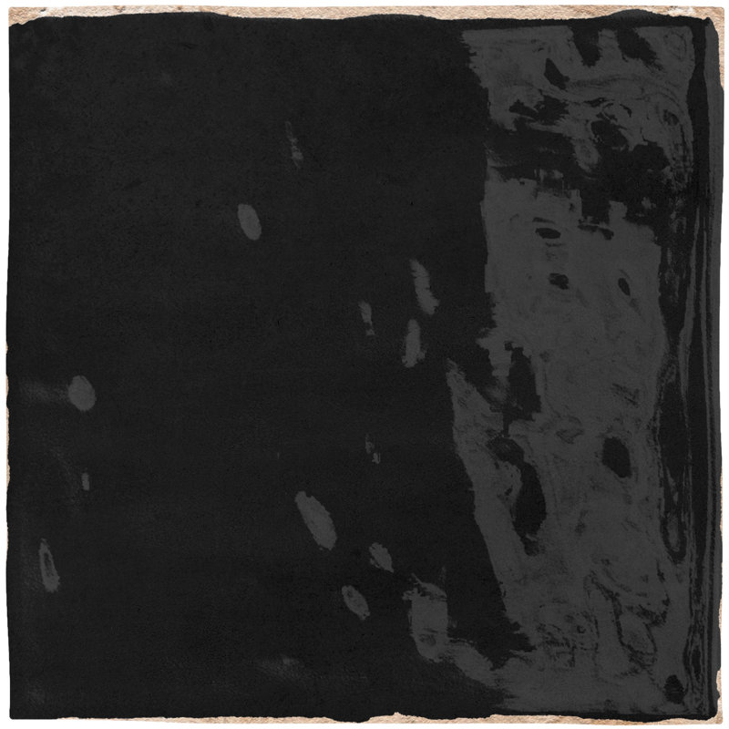Antigo 5 In. X 5 In. Glossy Ceramic Wall Tile (12.1 Sq. Ft./Case), Jet, 2" x 5"