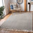 Brashear Hand Loomed Wool/Cotton Rug in Ivory/Black-731539988