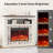 40" W Electric Fireplace With Mantel-120098246