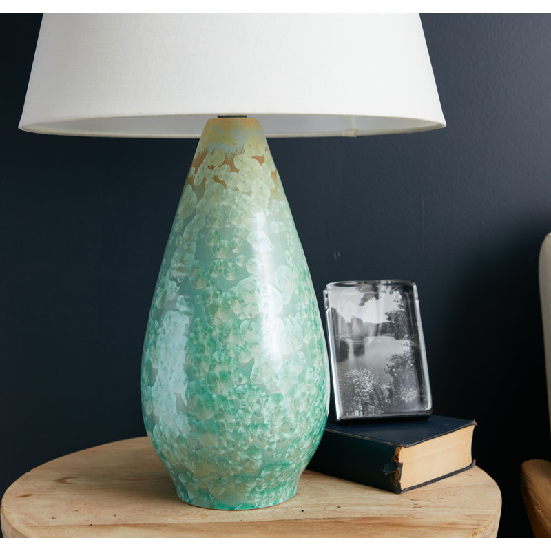 Bristol Lamp - Crystalline, Jade, On/Off Switch