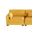 4 Seater Corduroy Corner Sofa -215749478-215749264