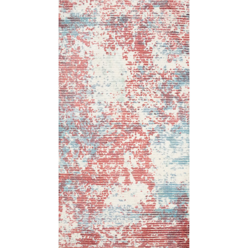 Tapis abstrait aspect délavé abstrait 2x4