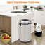Poubelle de cuisine grande capacité 17 gallons
