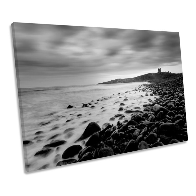 Dunstanburgh Castle Northumberland - Wrapped Canvas Art Prints, 30.5cm H x 45.7cm W x 2cm D